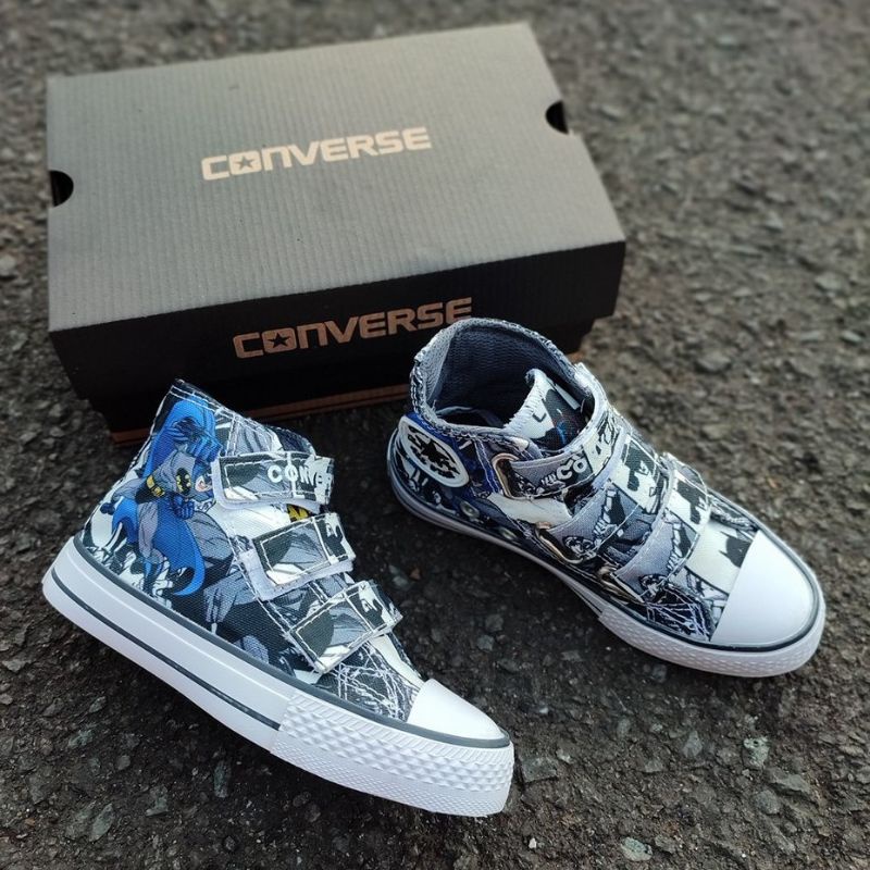 SEPATU ANAK CONVERSE HIGH MOTIF BATMAN/SEPATU ANAK LAKI KEREN