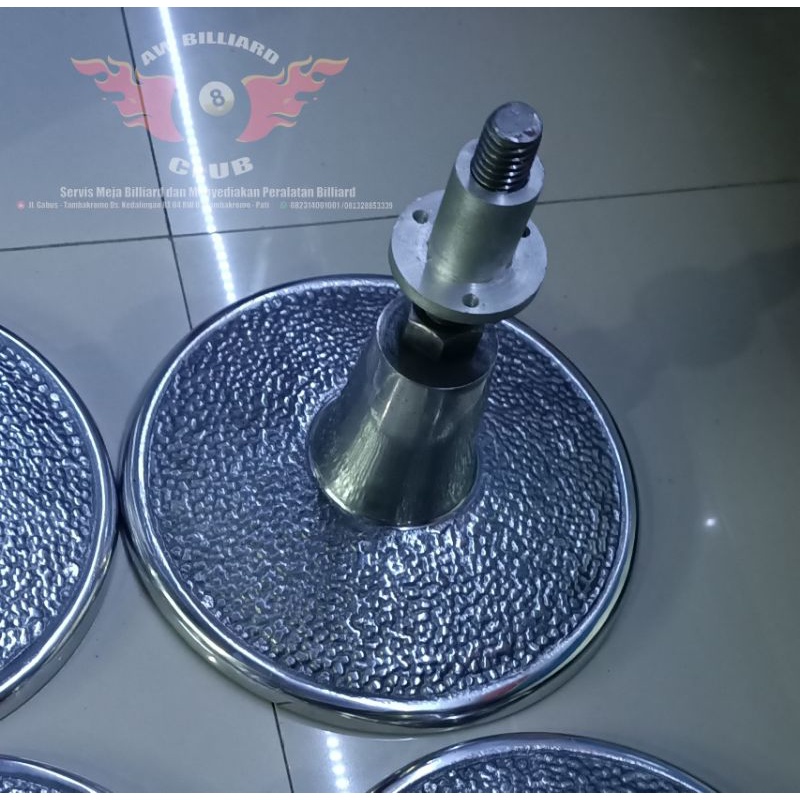 ( ECER) Kaki Meja Billiard 9 Feet Besar Satuan