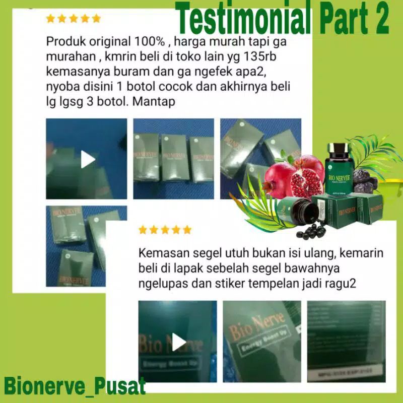Bio Nervee Malaysia Original 100% Obat Herbal Asam Lambung Nyeri Sendi Stroke Ampuh-4