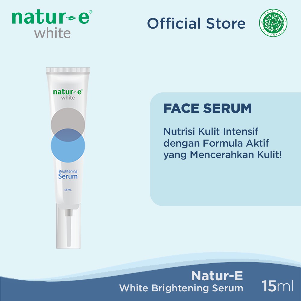 [Beli 2 Lebih Hemat] Natur-E White Brightening Serum 2pcs Serum Pencerah Wajah