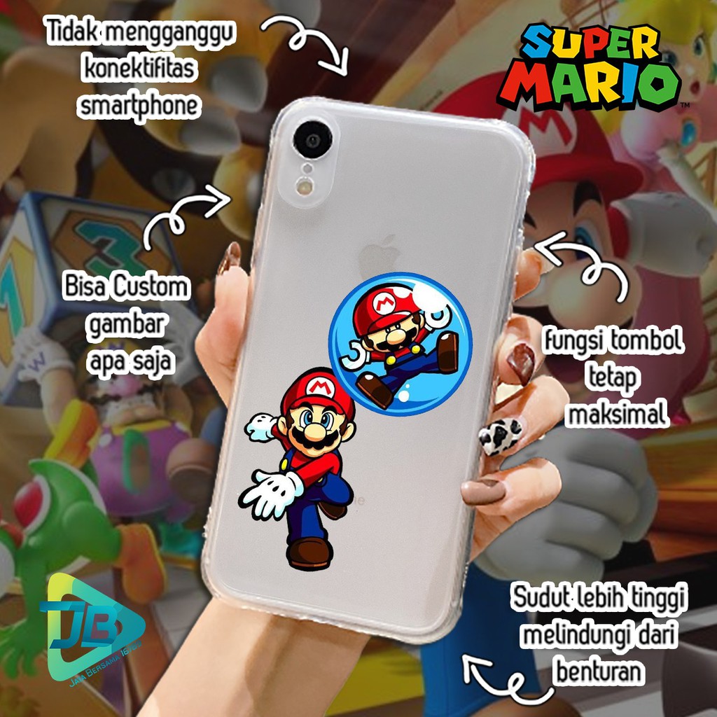 SOFTCASE CHOICE SUPER MARIO IPHONE 6 7 6+ 7+ 8 8+ 11 X XR XS 12 MINI PRO MAX JB3795