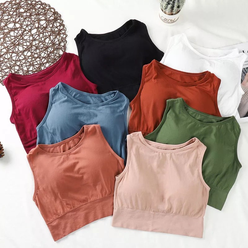 BH/Bra Pakaian Dalam Wanita Tank Suspender Tanpa Lengan Push Up Import Real Pict Tmall88