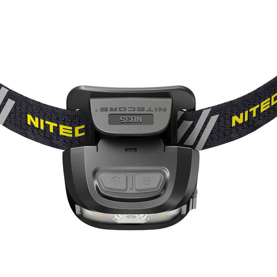 ™616&lt; Nitecore Senter Kepala Carger USB Murah Headlamp Rechargeable Outdoor Head Lamp Charger