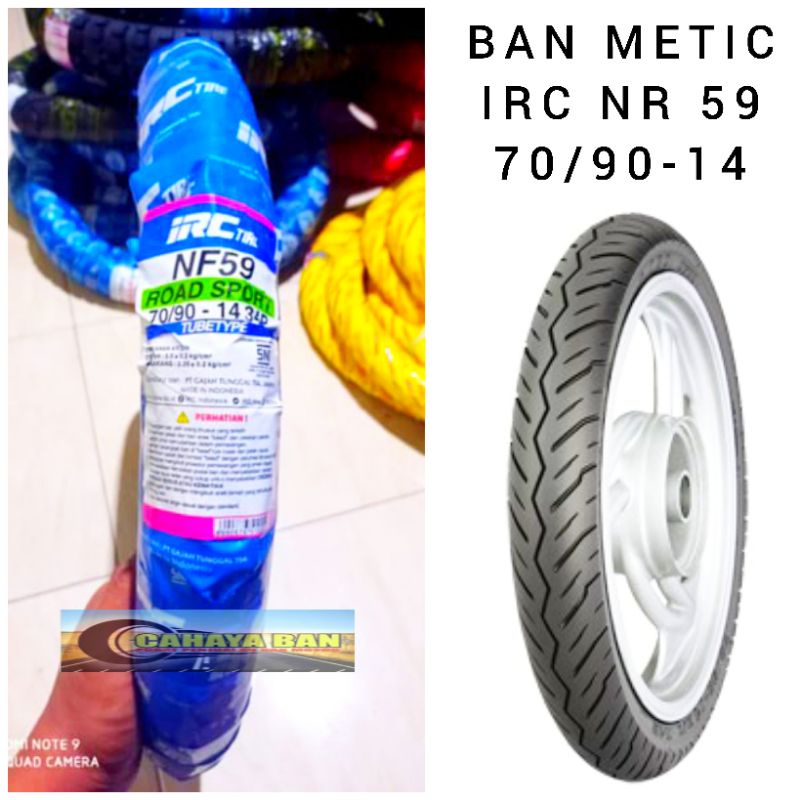 ban metic irc nr 59 70/90-14 non tubeless ban mio spin fino xeon nex ban ring 14 ban montor metic ba