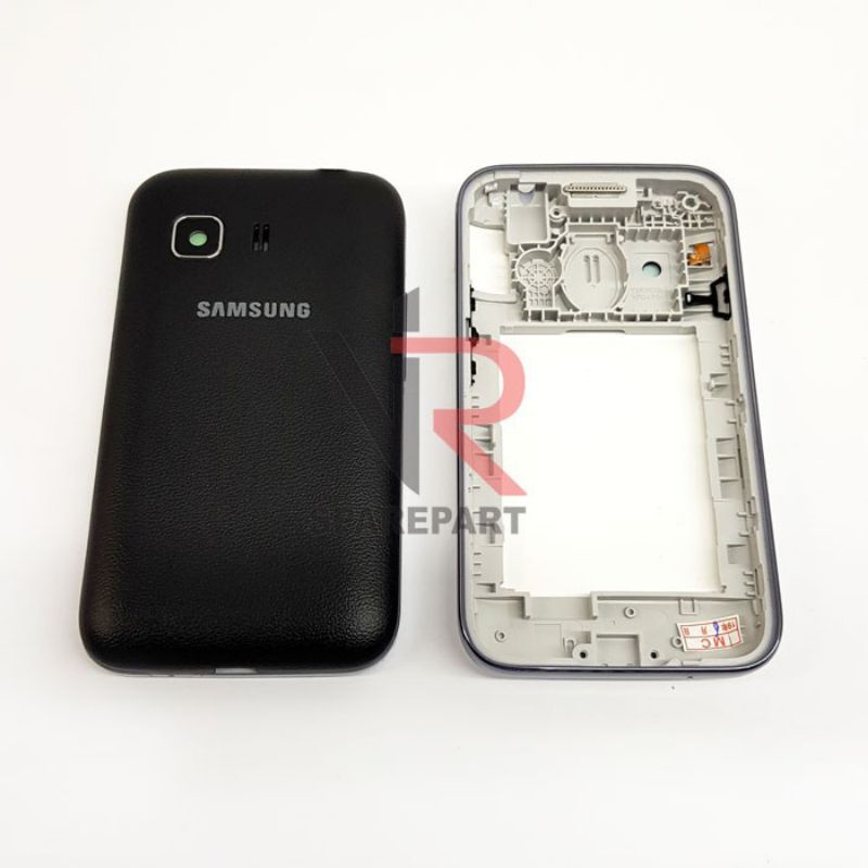 CASING KESING FULLSET BEZZEL BAZEL FRAME TUTUP MESIN SAMSUNG YOUNG 2 G130 ORIGINAL