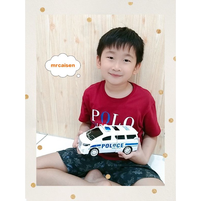 mrcaisen mainan anak MOBIL POLICE ROBOT polisi