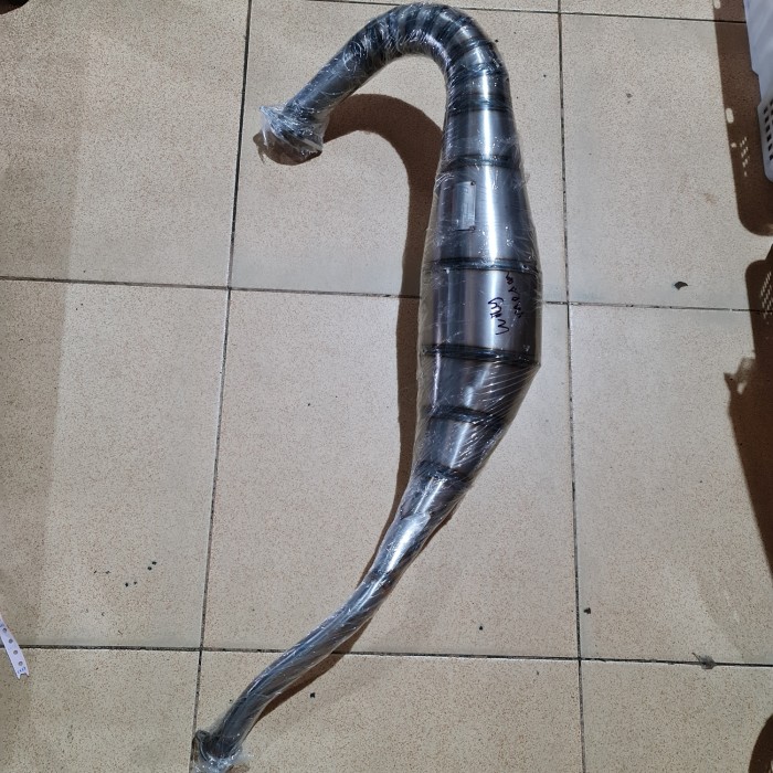 Perut chamber Knalpot RS1 Promax 42 galvanis kompetisi Ninja R SS RR