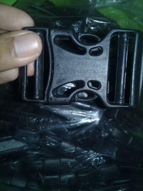 Tali Webing Hitam Berserat Ukuran 2,5cm