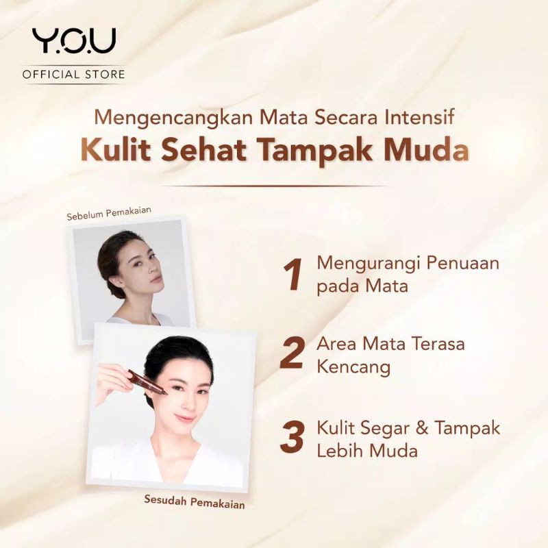 Kosmetik You Golden Age Krim Mata / Energizing Eye Cream 15g