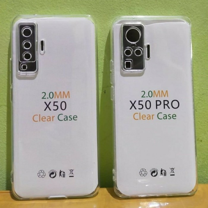 C/C- Softcase Clear Case Sillikon Kondom Case Bening Casing Vivo X50 Pro