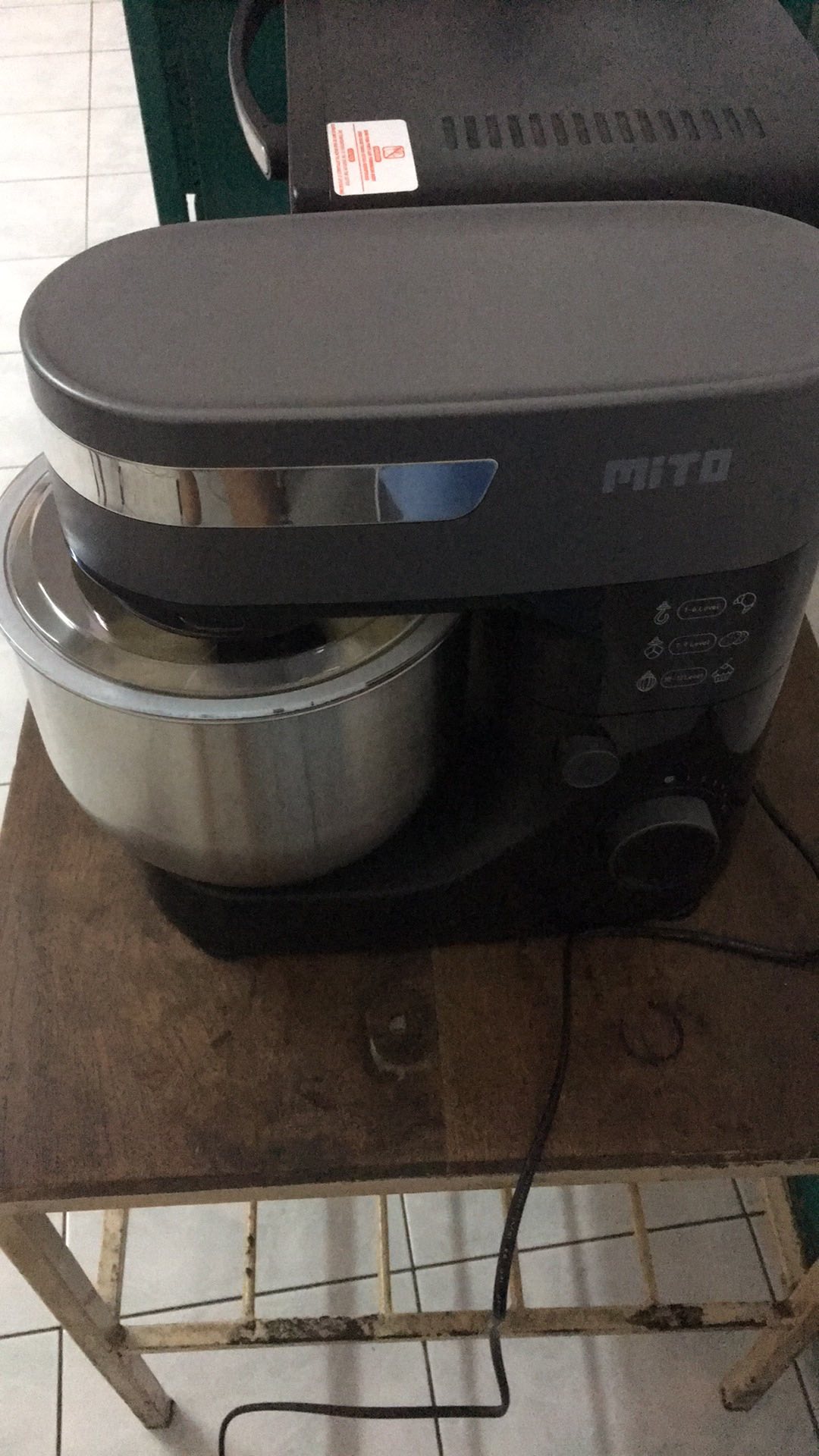 Stand mixer 5 Liter 12 speed level 350 Watt MITO MX 100