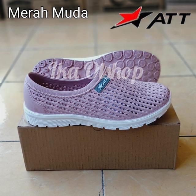 Sepatu Karet Anti Air ATT PSO dan PSW 159-Merah muda