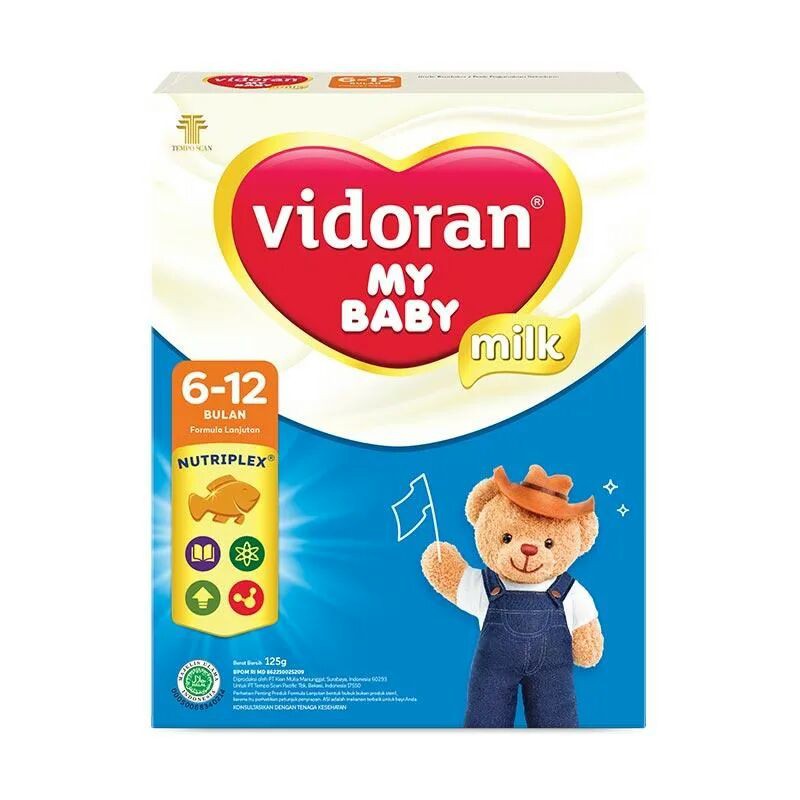 

VIDORAN MY BABY 6-12 BULAN (SUSU FORMULA LANJUTAN) 350 gr