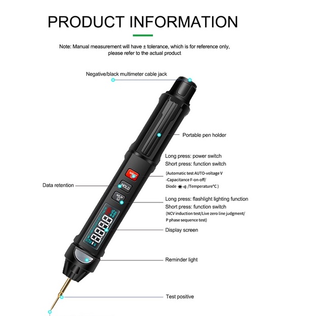 MULTITESTER PEN RELIFE DT-01