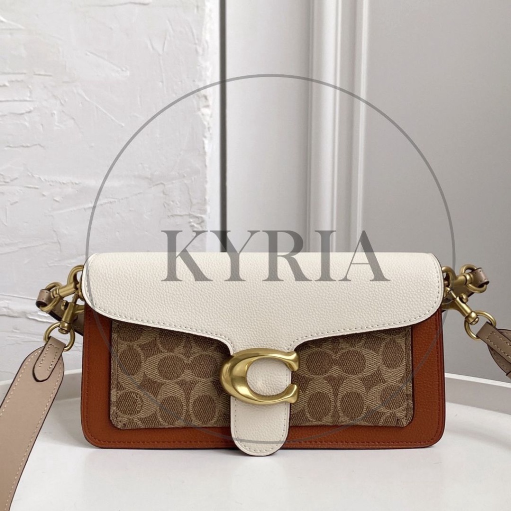 TAS WANITA WOMEN TABBY 26 SIGNATURE COLOR BLOCK SHOULDER BAG TAS SELEMPANG 91215