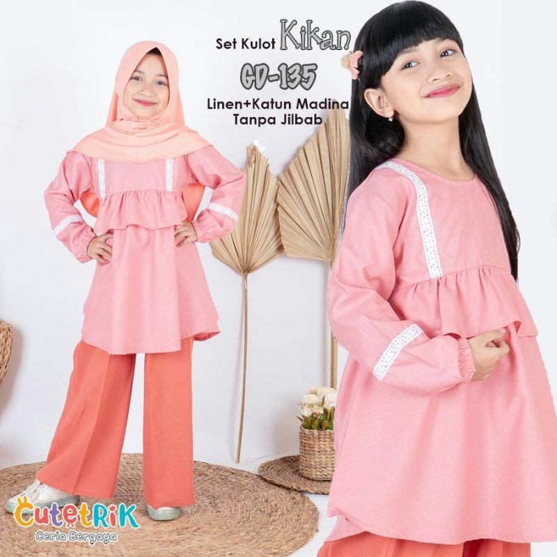 GD 135 set kulot kikan oren