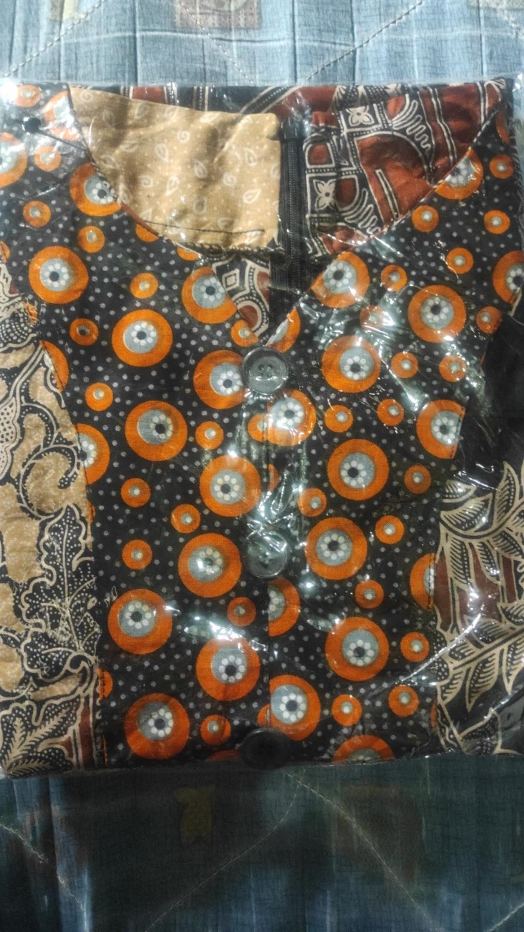 Tunik Batik Wanita Super Jumbo Big Size Ld 140 / Atasan Baju Batik Kerja Kondangan Wanita Cewe Jumbo