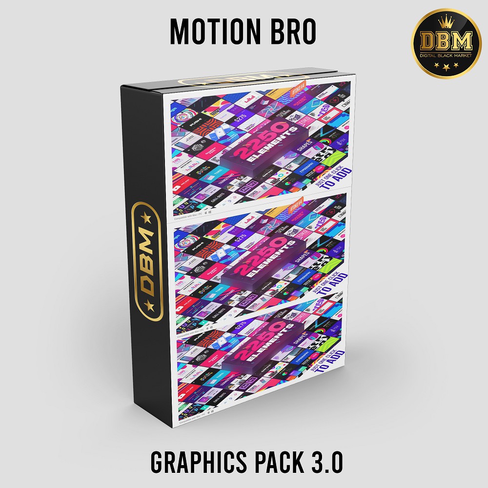 Motion Bro - Graphics Pack 3 - After Effect (Extension)