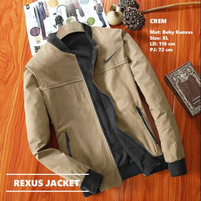 JAKET CASUAL NIKE REXUS - JAKET CASUAL - JAKET KANVAS - JAKET KEREN