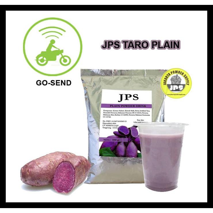 

Bubuk Minuman Taro Plain Powder Jps Tanpa Gula