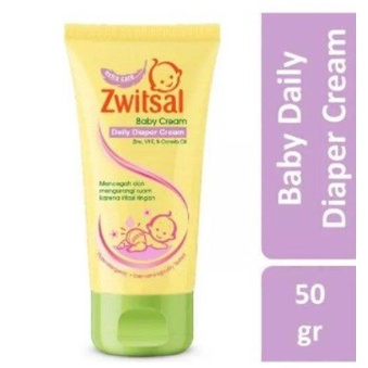 ZWITSAL Baby Cream Extra Care with Zinc 50ml / Cream Ruam Popok Bayi / Diaper rash zwitsal