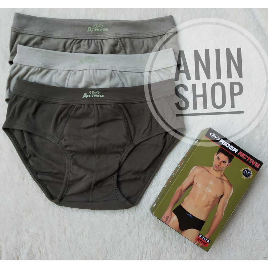 Jual [3PCS] CD RIDER ACTIVE R 317 B HIJAU Celana Dalam Rider || CELANA