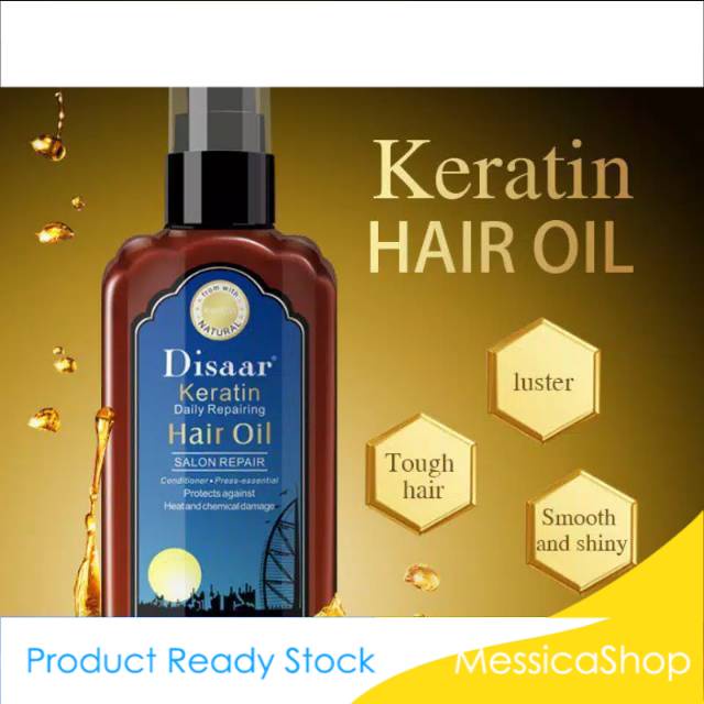 Jual SERUM KERATIN HAIR OIL SALON REPAIR 120ML Toko Shopee Indonesia