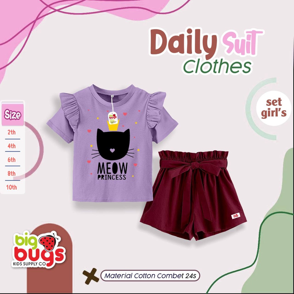 Setelan anak Daily Suit Clothes by Big Bugs