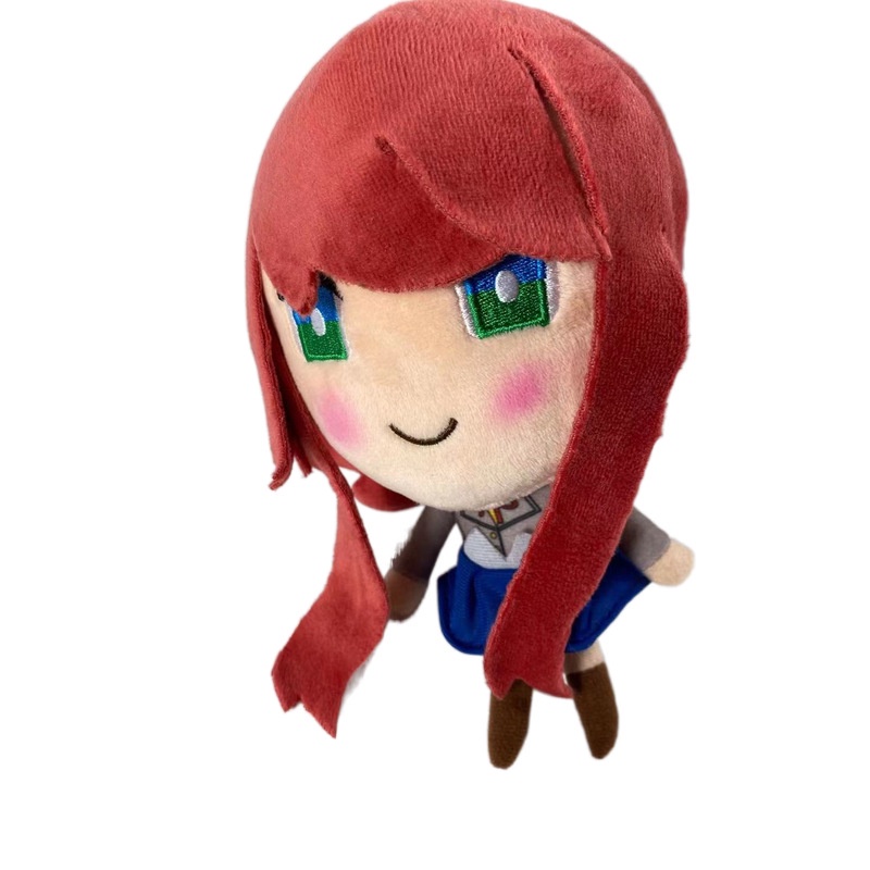 Mainan Boneka Stuffed Plush Stuff DDLC Monika Natsuki Sayori Yuri 20cm Untuk Anak Perempuan