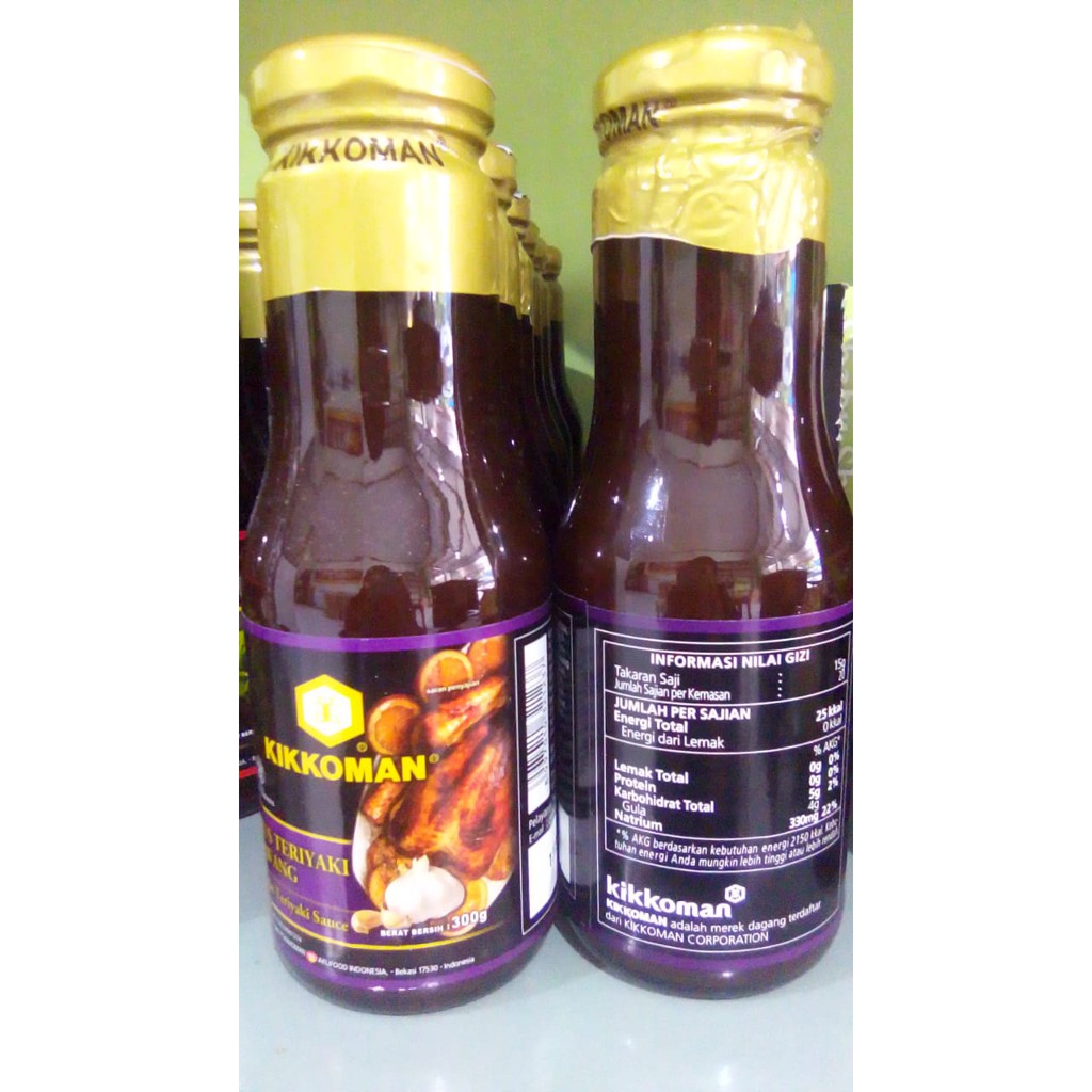 

KIKKOMAN Garlic Teriyaki Sauce / Saus Teriyaki Bawang