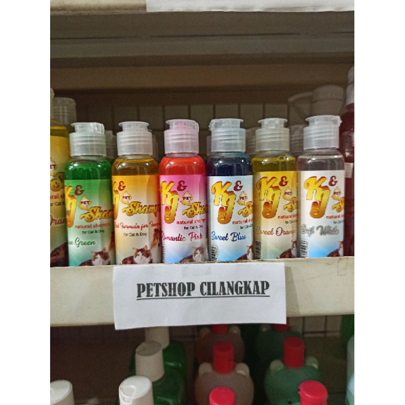 sampo anjing shampo kucing k&amp;j 100 ml all varian