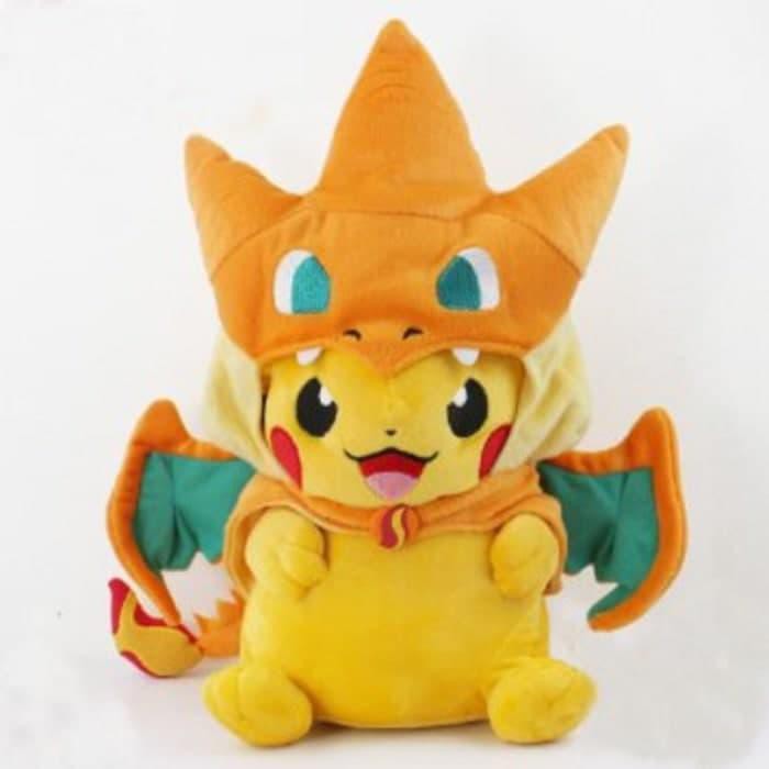 pikachu valentine plush