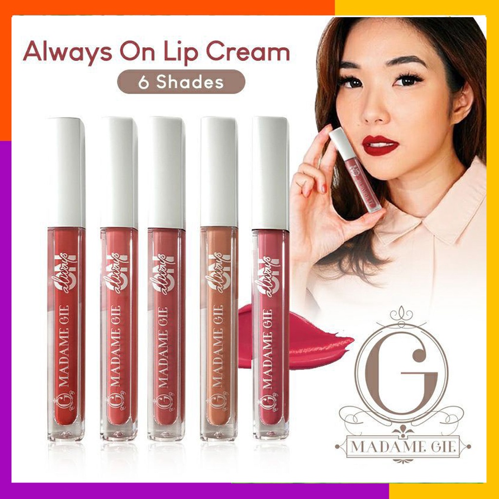 Madame Gie - Always On Lip Cream BPOM