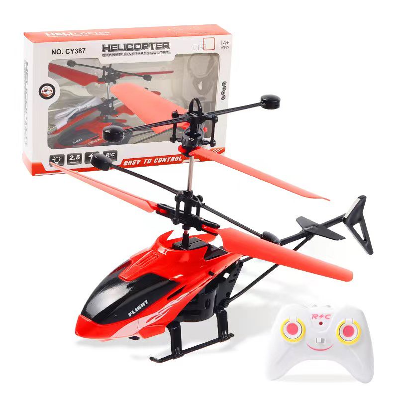 &lt; M.A &gt; MAINAN HELIKOPTER TERBANG DENGAN RC REMOTE CONTROL + SENSOR TANGAN TERBANG