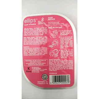  Ellips  Pro Keratin Hair  Repair  6 s Vitamin  Rambut  