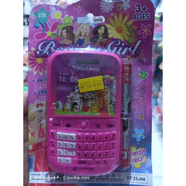 HP blackberry Mainan anak