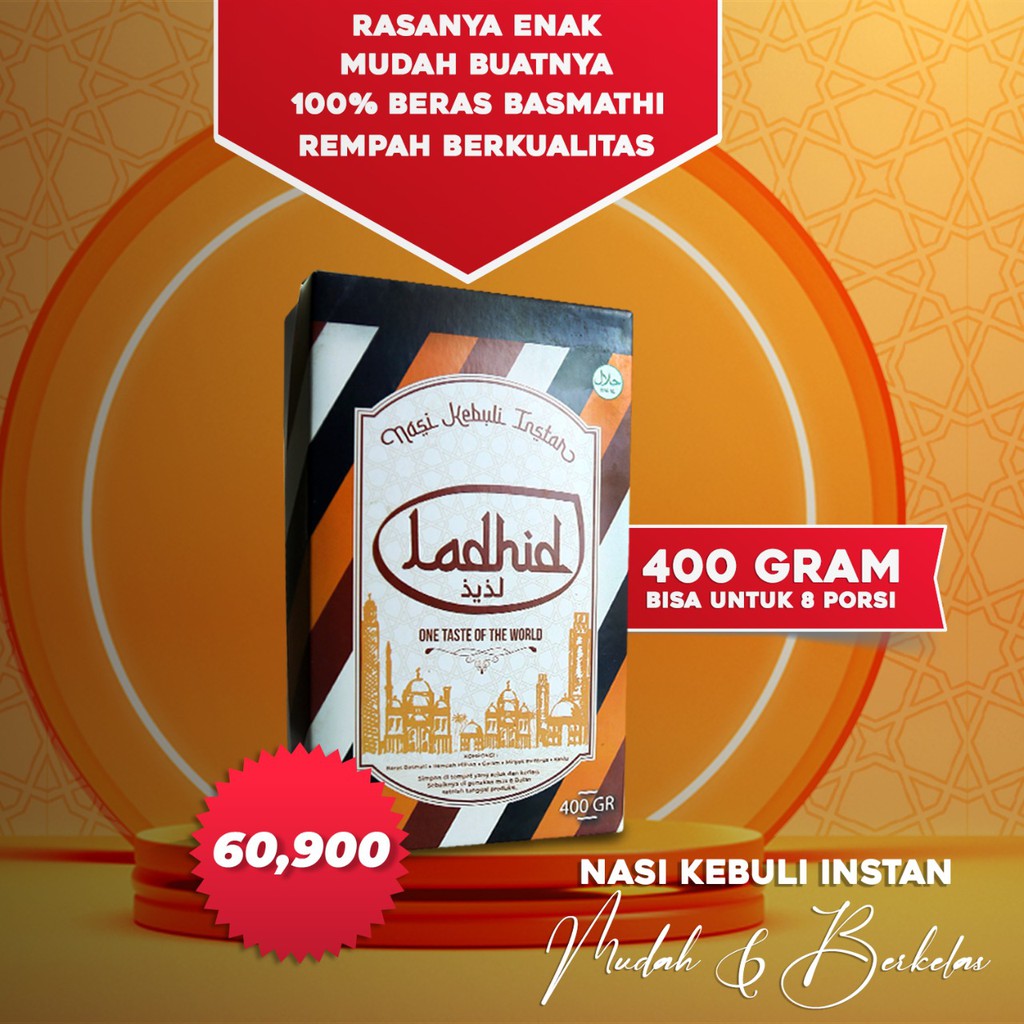 

Nasi Kebuli Instan | LADHID | 400gr
