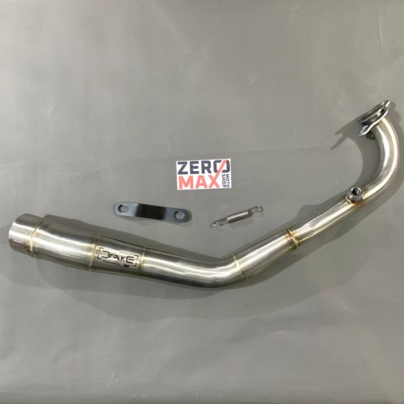 Pipa Header Kit Leher Knalpot Inlet 54mm 54 mm DRAKE by R9 PCX 160