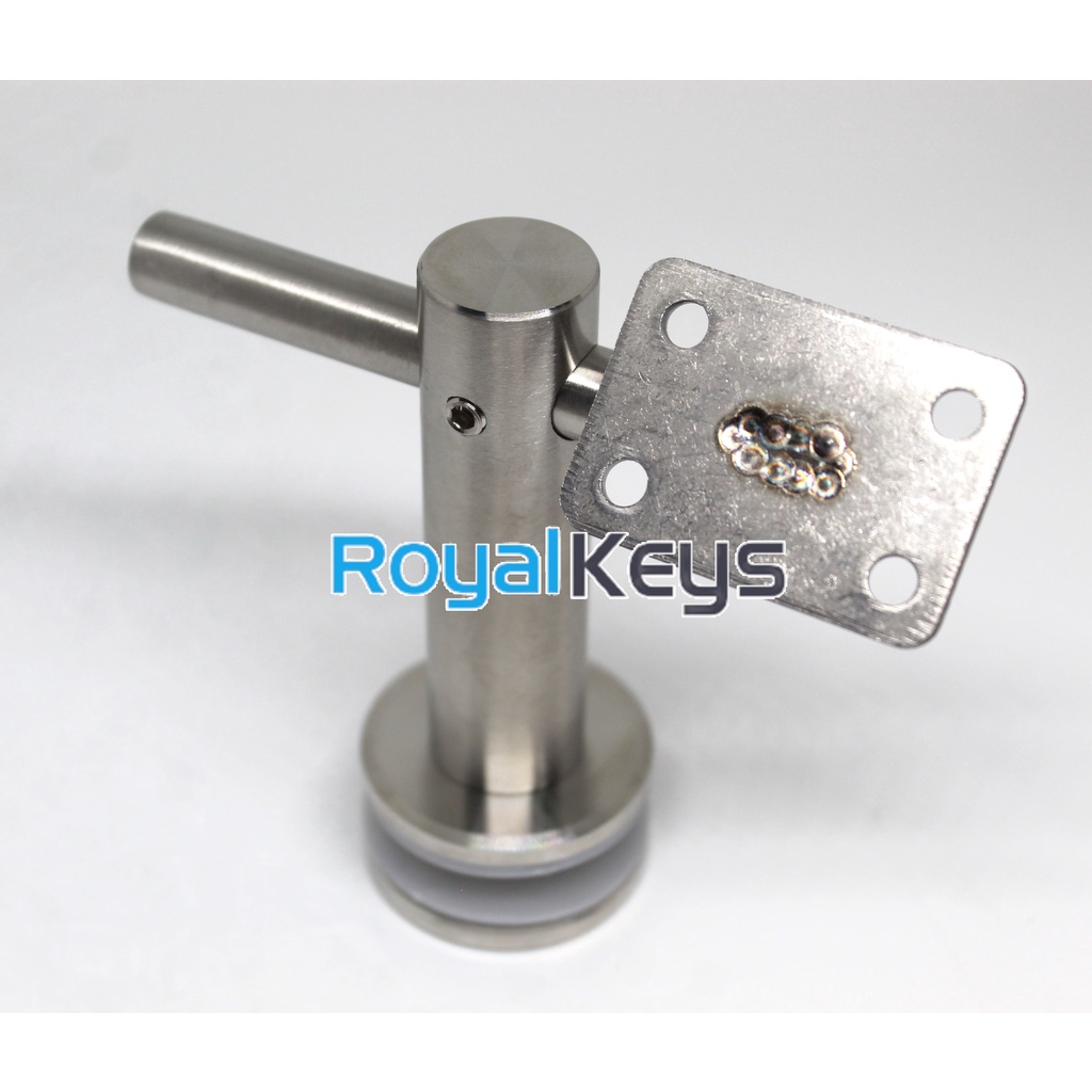 Railing Pegangan Tangga Davinci T Siku Konektor Kaca Tembok Lurus