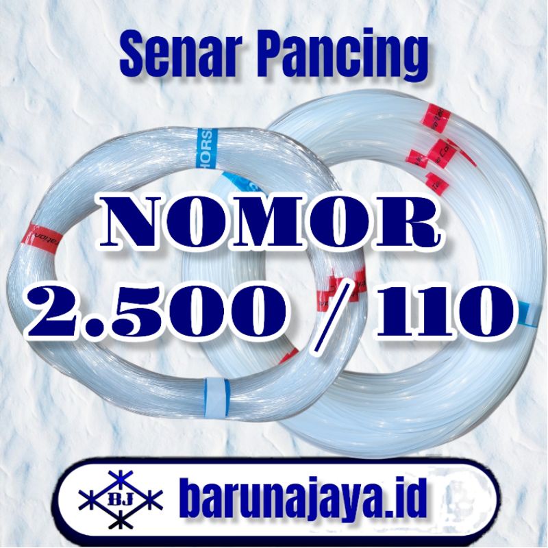 10Roll Senar Pancing - Senar Layangan - Senar Sikat Galon No. 110 / 2500