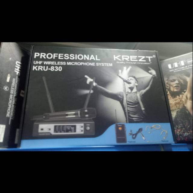 MIC WIRELESS KREZT KRU 830 MICROPHONE ORIGINAL KREZT KRU830