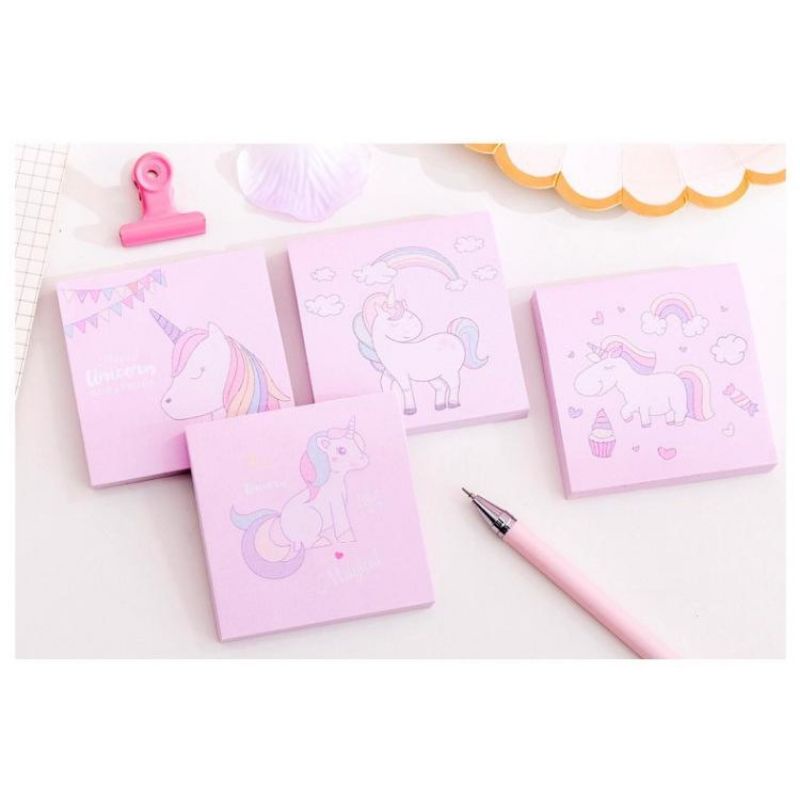 

Memo unicorn / notes unicorn / sticky notes unicorn