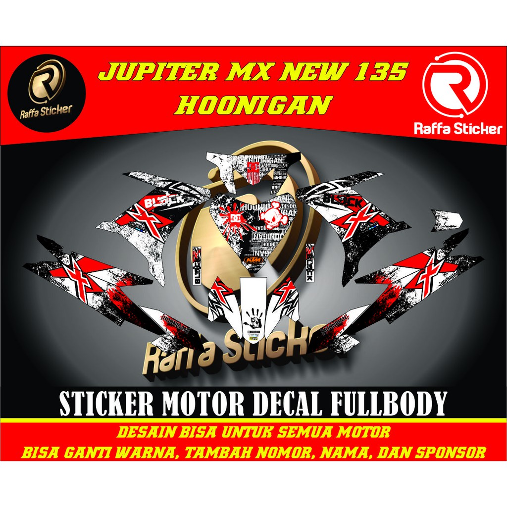 Jual Stiker Jupiter Mx New Decal Jupiter Mx Decal Jupiter Mx New