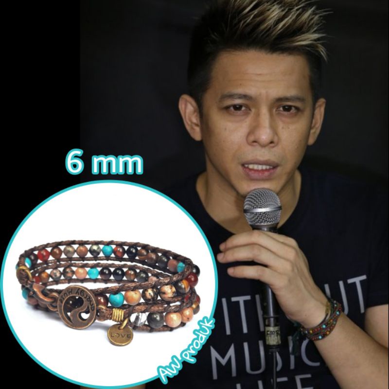 Gelang ariel noah Yang Terdalam 6mm Double Love AW Energy muse