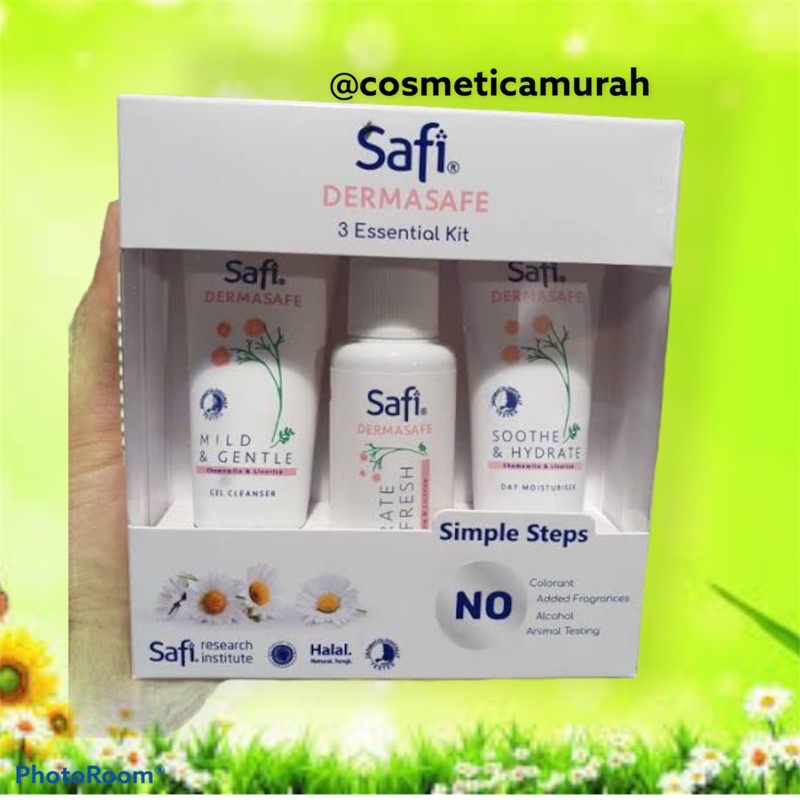 PROMO SALE // safi dermasafe kit trial pack -- trial pack safi derma safe kit 3in1