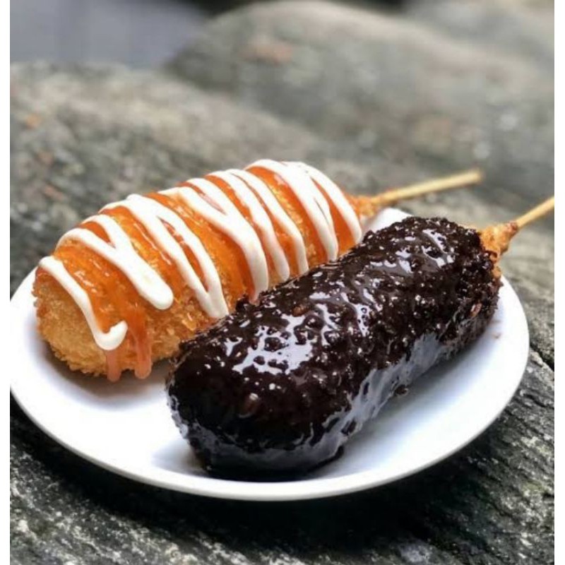 

moza goreng corndog