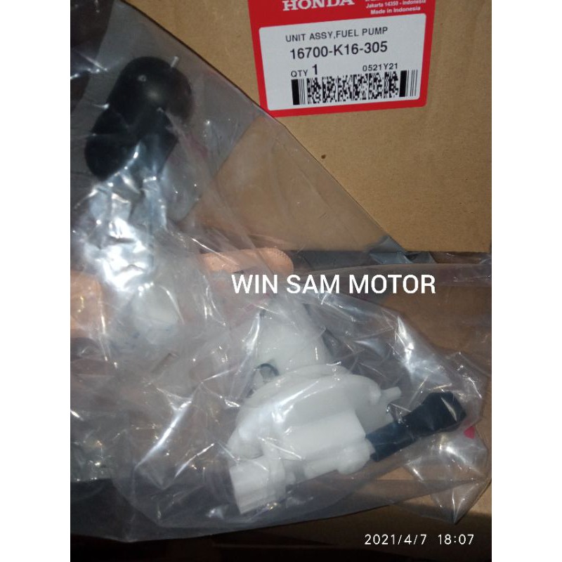 FUEL PUMP Honda BEAT FI esp Scoopy Fi esp asli ORISINIL AHM Honda Genuine Parts