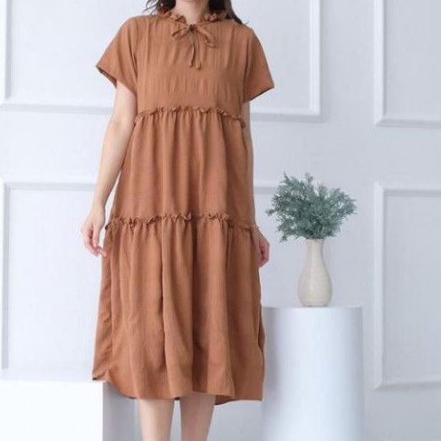 CAROL DRESS model Korea terbaru 2021