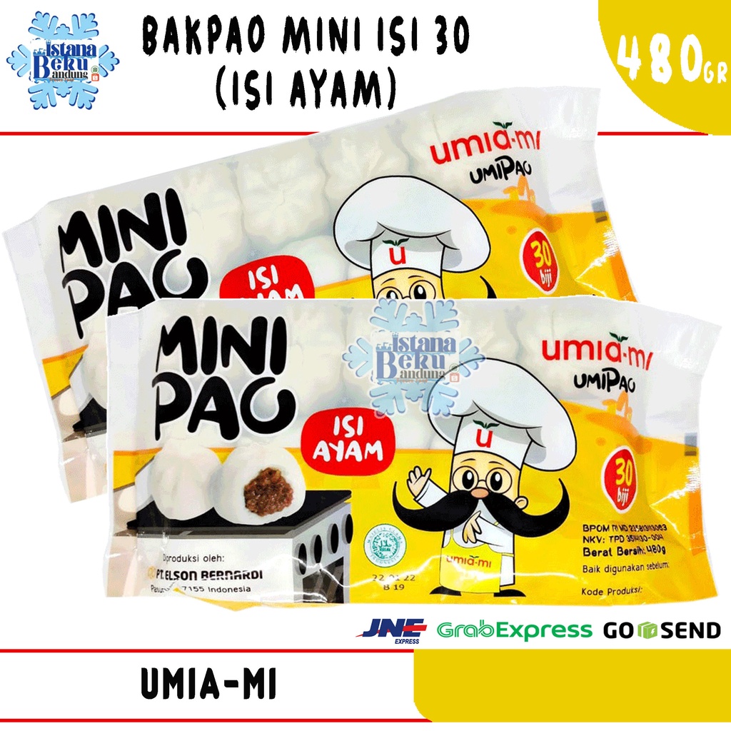 

Umia-mi Mini Pao isi Ayam isi 30, 480gr