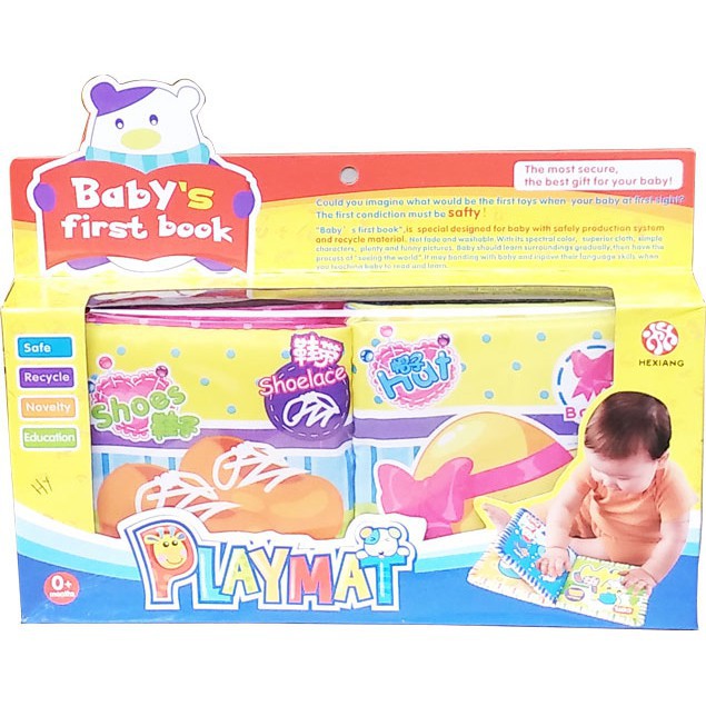 Terbaru Mainan Edukasi BUKU KAIN WARDROBE - HX101B BUKU KAIN BAYI